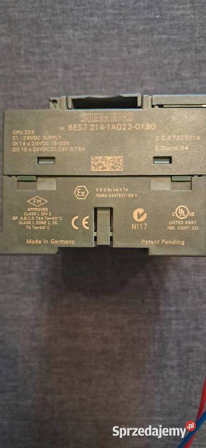 Siemens S7200 CPU 224 Pozostałe Szczytno sprzedam