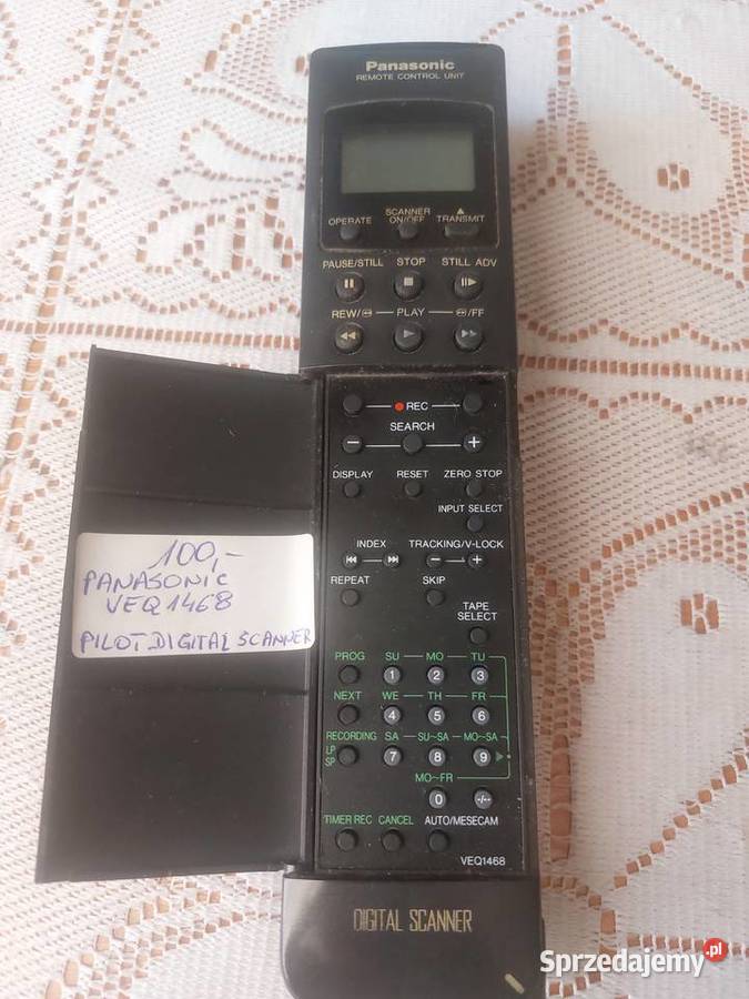 PANASONIC VEQ1468 PILOT DIGITAL SCANNER Magnetowidy małopolskie Nowy Sącz