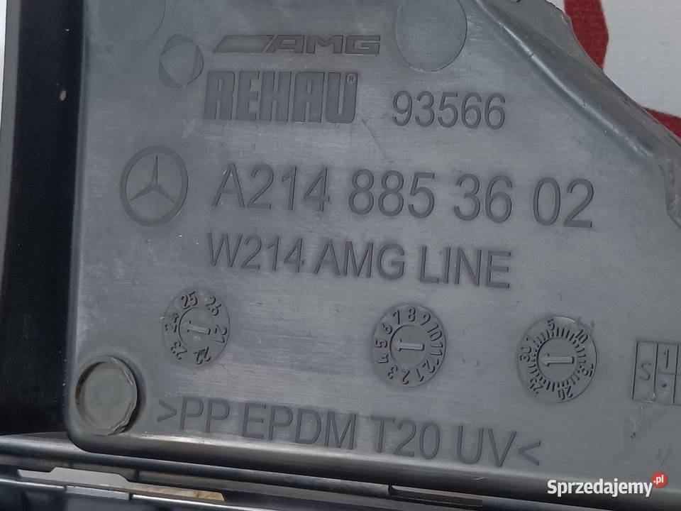 MERCEDES E KLASA W214 AMG KRATKA ATRAPA DOLNA Pleszew