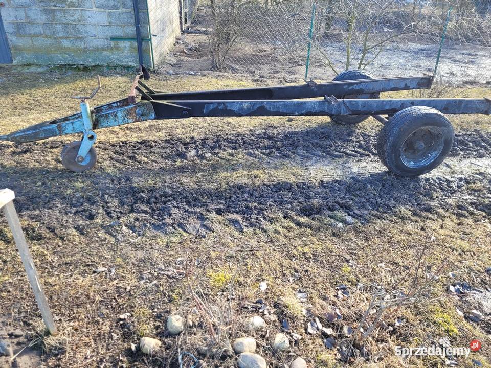 Podwozie pod przyczepę nieuszkodzony Przyczepy rolnicze wielkopolskie Skulsk