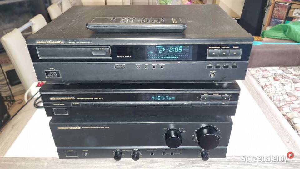 Wieża Marantz wzmacniacz PM30 2x35W tuner ST40 i Warta