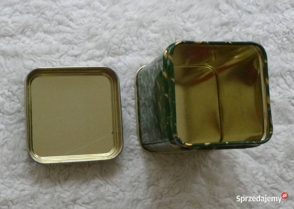 Metalowa puszka do herbaty 100 g Akcesoria do herbaty mazowieckie Warszawa