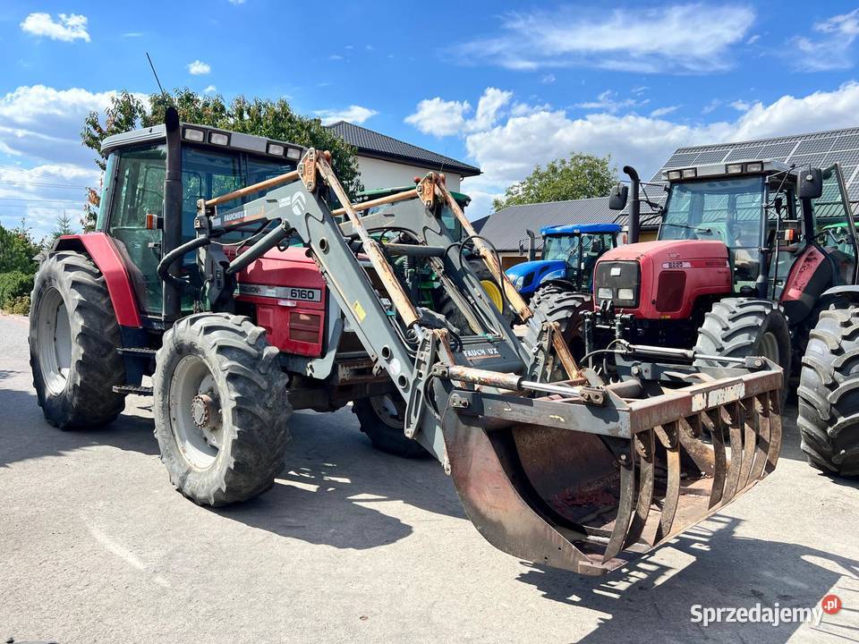 Massey Ferguson 6160 z ładowaczem czołowym Wspomaganie kierownicy Żabno