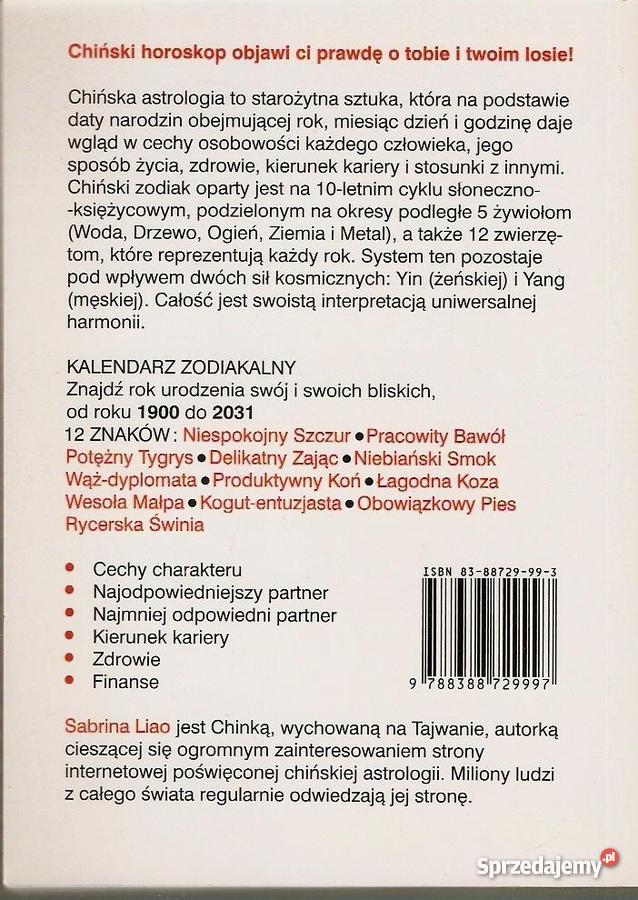 Chiński horoskop