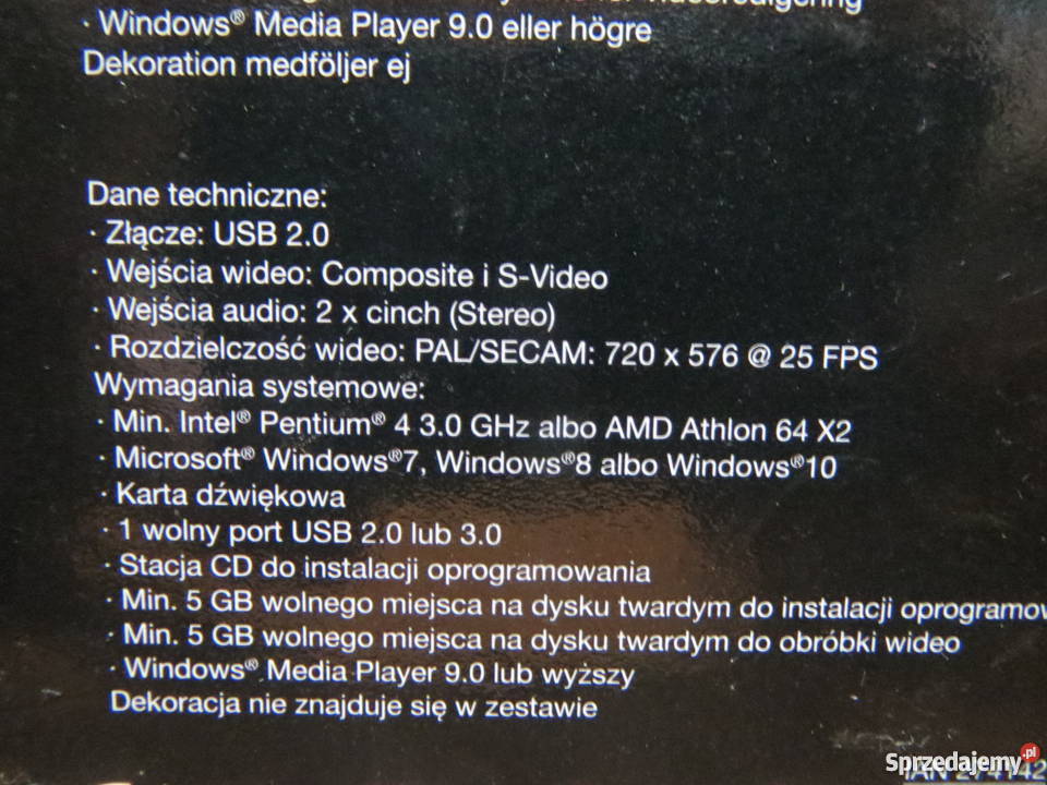 Konwerter Sygnału USB VIDEO NOWY Elektronika Katowice