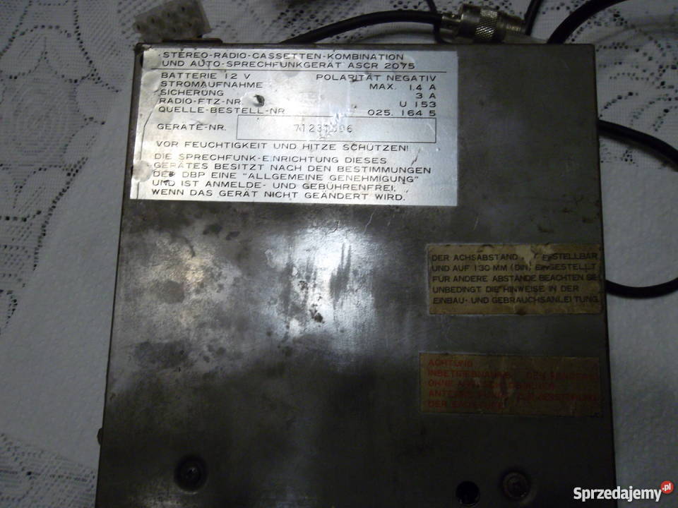Zabytkowe radio stereo z CBTelefon Wałbrzych