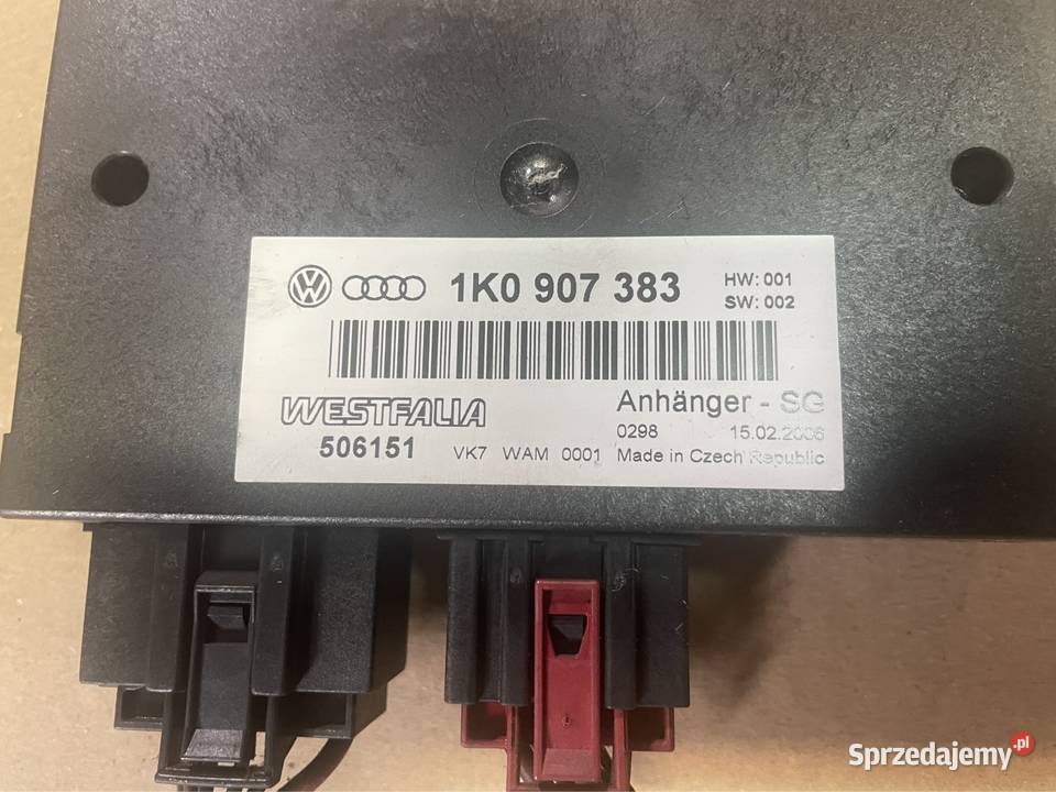 1K0907383 moduł sterownik haka vw passat b6 Szczecin