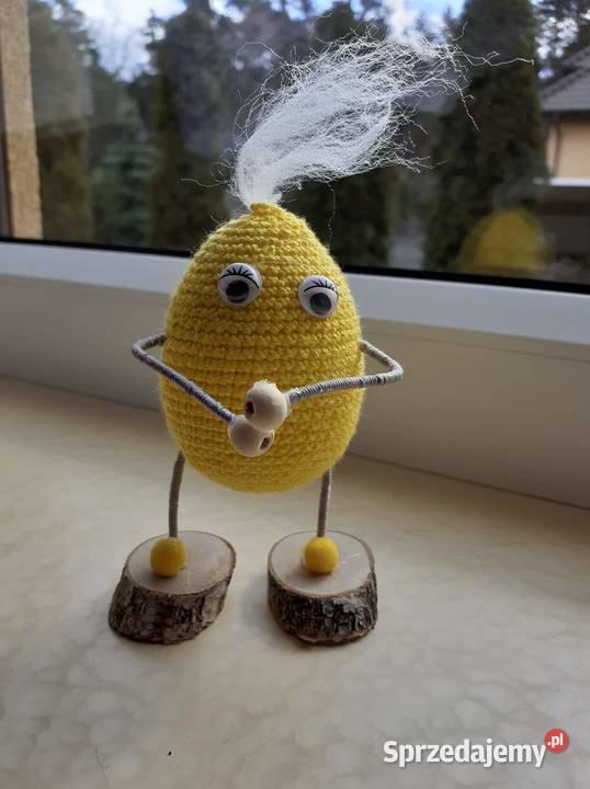 WIELKANOCNA OZDOBA JAJKO SZYDEŁKOWE wielkopolskie Turek