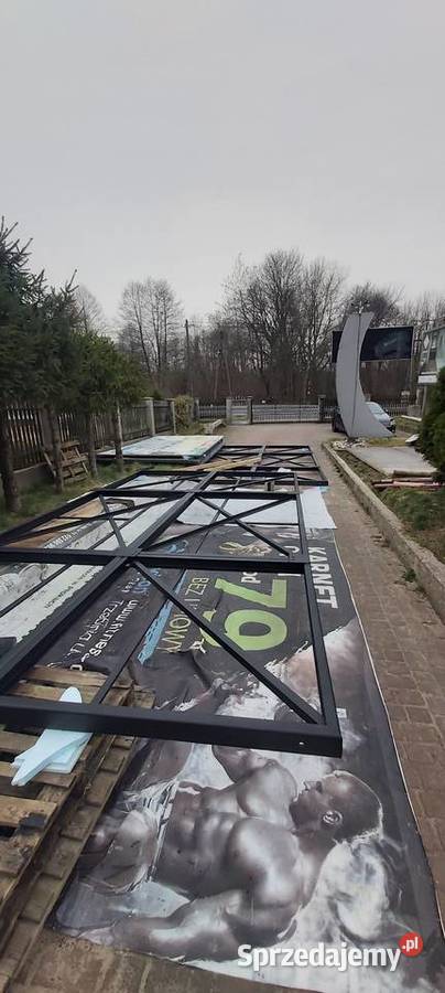Billboard 12m x 3m Konstrukcja Reklamy 72 mkw Trzebinia