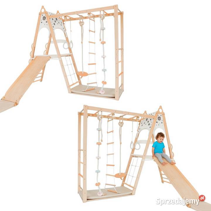 domowy plac zabaw Circle drewnopastel małopolskie