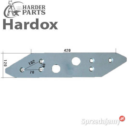 Płoza długa HARDOX 172380P części do pługa Suwałki