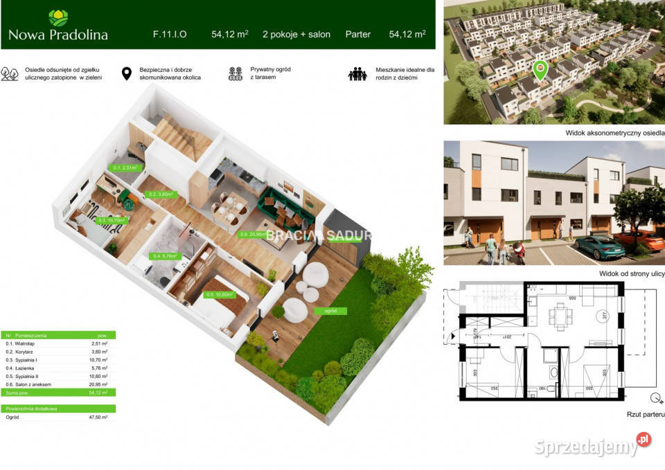 Mieszkanie Tarnów 5412m2 3 pokojowe małopolskie sprzedam