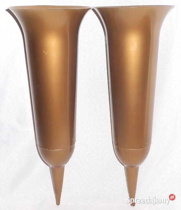 Flakony złoty czarny wbijany na cmentarz 13 Siewierz