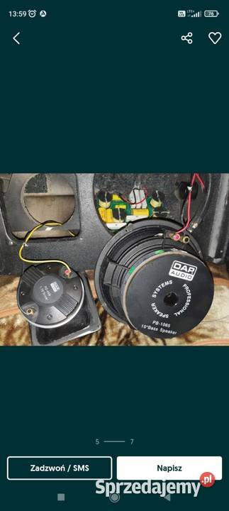 Kolumna estradowa odsłuchowa Dap Audio 200Watt Poznań