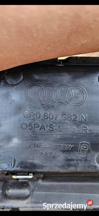 AUDI Q5 8R0 LIFT SLINE KRATKA PRAWA ZDERZAKA wielkopolskie Międzychód
