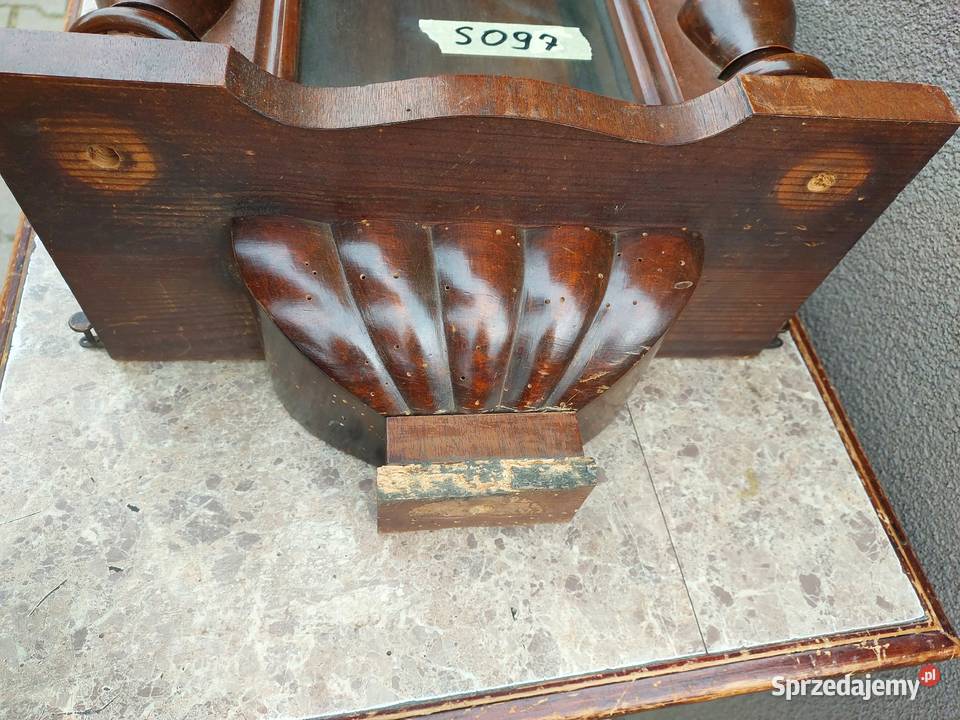 S097 Skrzynia obudowa starego zegara szafka pomorskie Tczew