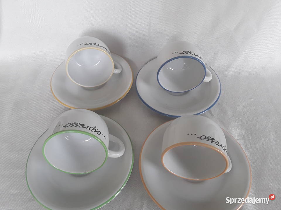 Filiżanka ze spodkiem 4 X ESPRESSO sprzedam