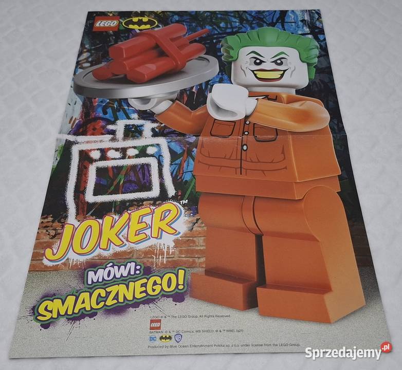 Plakat Batman Joker Flash Lego DC WB 275x42 sprzedam