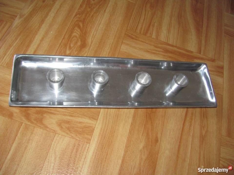 świecznik aluminiowy na 4 świece 396 x 105 Zamość sprzedam