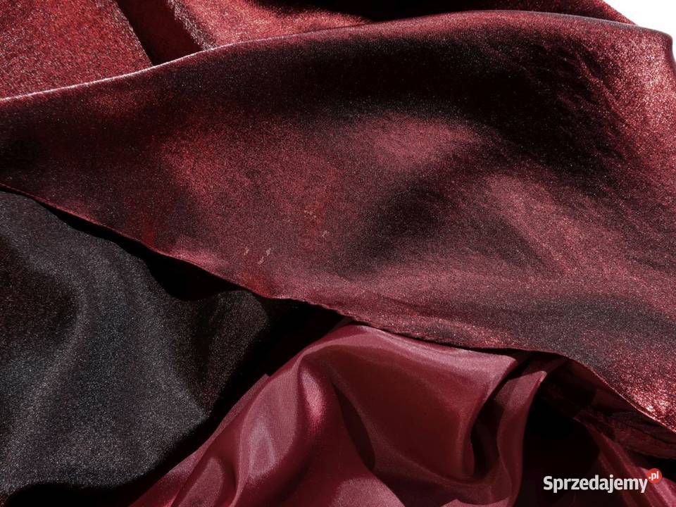 Długa spódnica na bal wesele uroczystość 36 38 czerwony