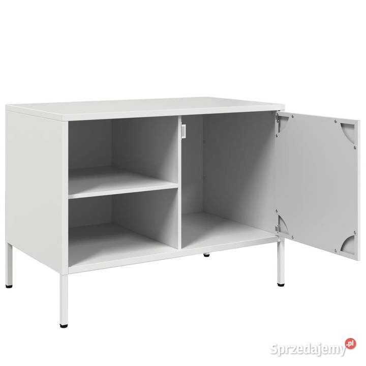 Szafki pod telewizor 2 białe 68x39x505 stalowe Warszawa