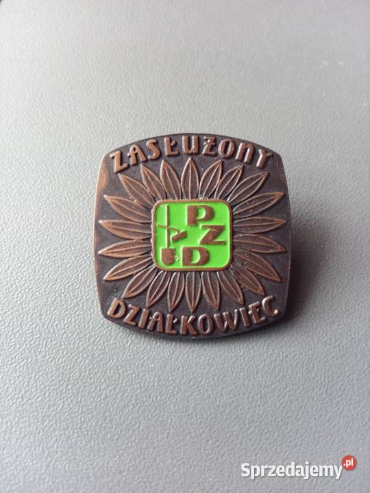 Odznaka Zasłużony działkowiec z okresu PRLu