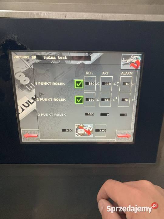 Pakowaczka flowpack ULMA Artic 2013r śląskie Sosnowiec