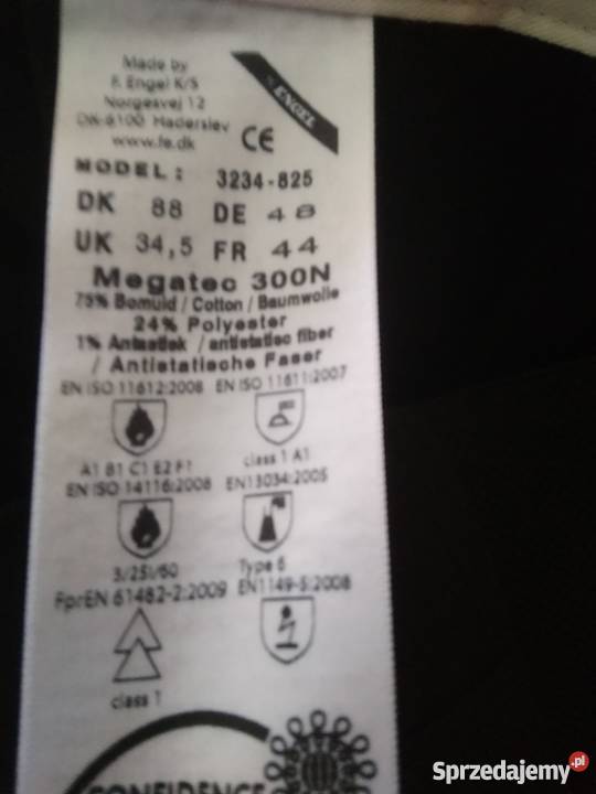 Ogrodniczki spawalniczeF Engel safety 48 Pozostałe Libusza