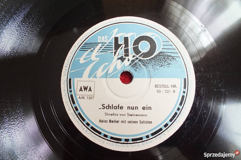 Płyta winylowa szelakowa niemiecka gruba i Płyty i kasety Żary sprzedam