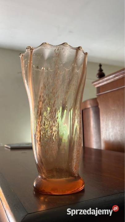 Wazon rozalinowe szkło Gdańsk sprzedam