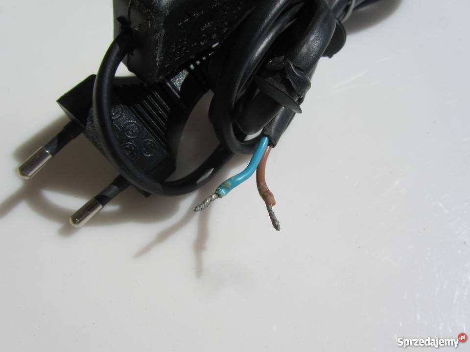 Kabel przewód czarny dwużyłowy z włącznikiem do AGD warmińsko-mazurskie Olecko