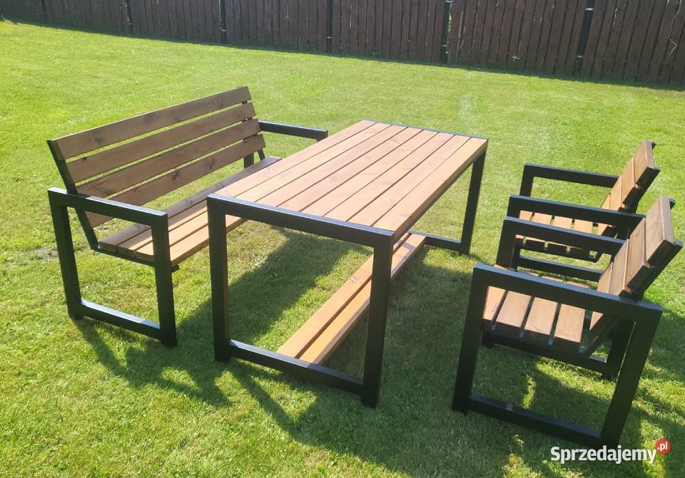 Meble ogrodowe loft industrial lawka Krzesło Wiele