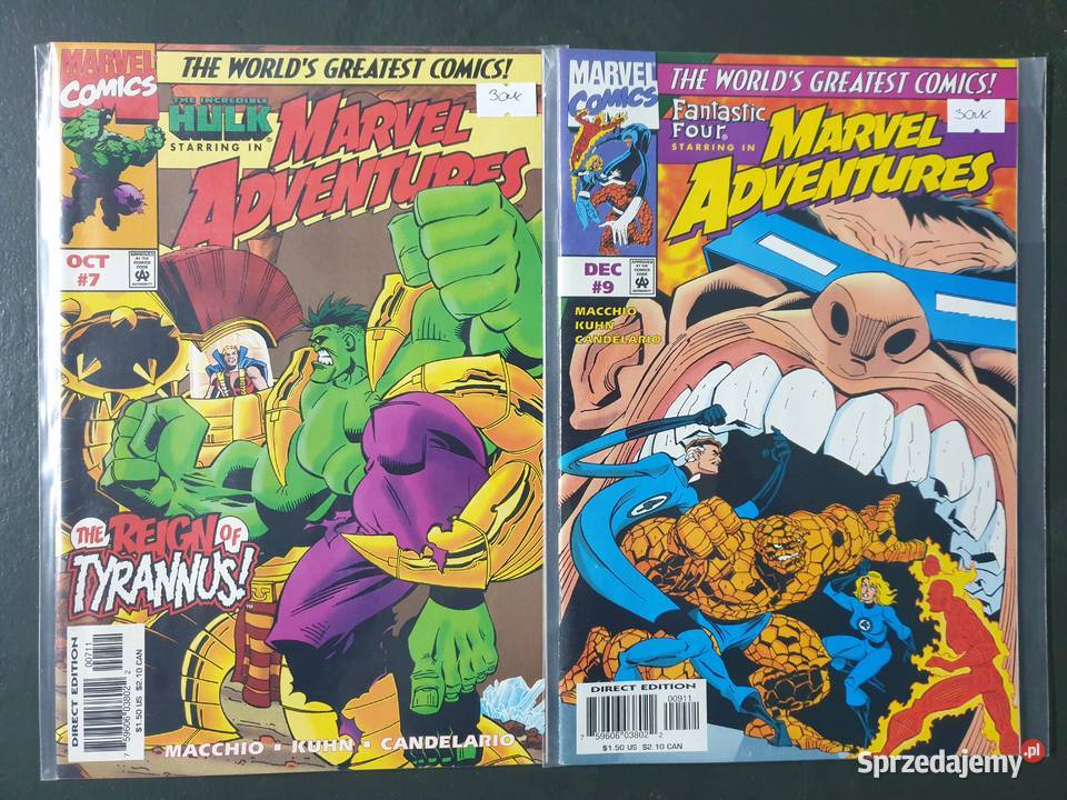 Marvel Adventures 8 oryginalnych komiksów Marvel
