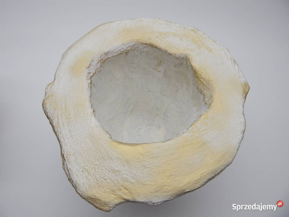 Donica Betonowa 27 Biała Złota