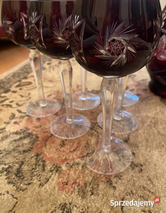 Zestaw kryształowy Łódź sprzedam