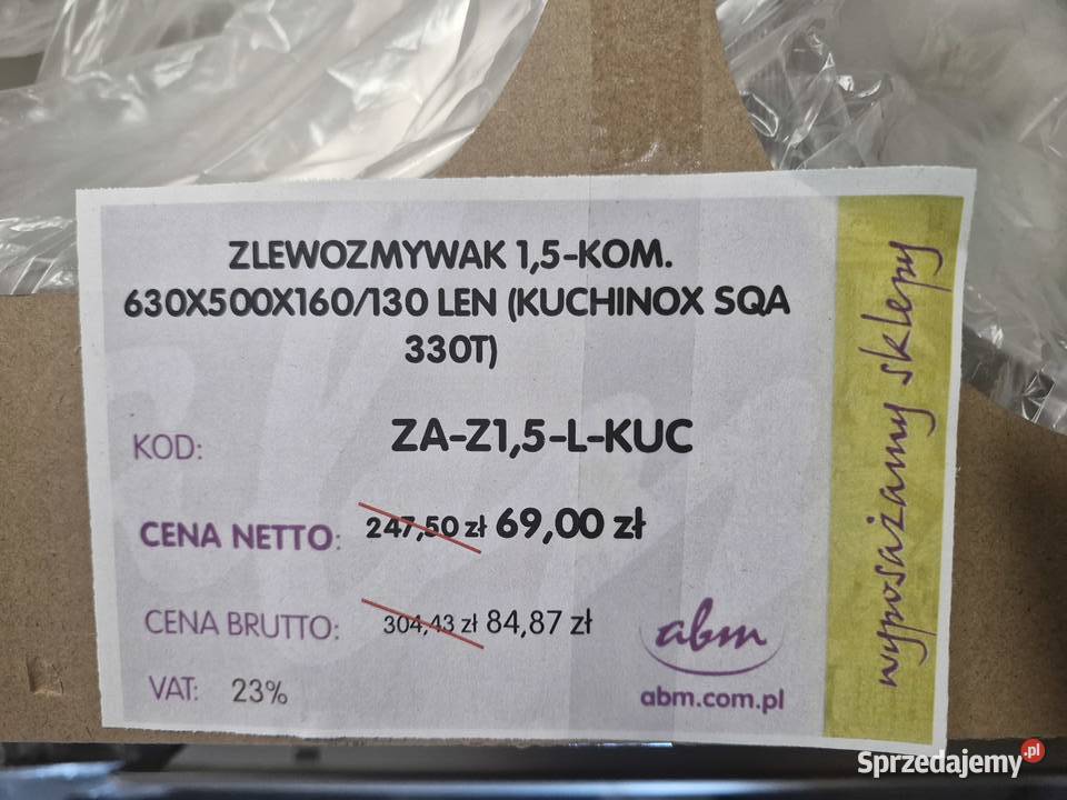 Zlewozmywak 15 komorowy LEN Kraków