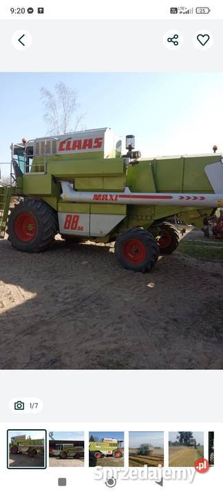 Claas Dominator 88sl Maxi Czujniki awaryjności mazowieckie Pułtusk