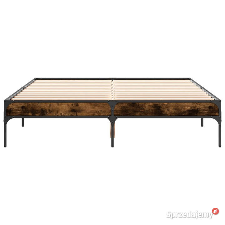 Rama łóżka przydymiony dąb 120x200 WM845023