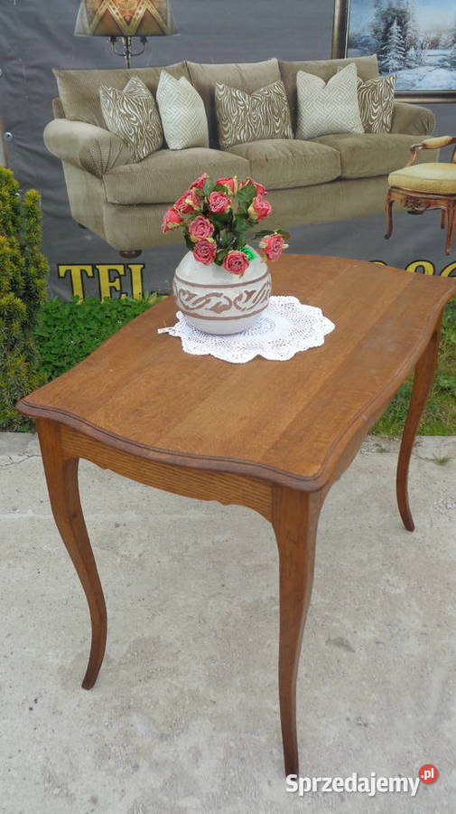 stolik ludwikowski z giętymi nogami Pozostałe Mielnica Duża