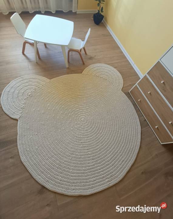 Dywan ze sznurka szydełkowy handmade Warszawa