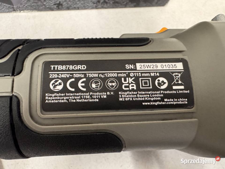 Szlifierka kątowa Titan 750W TTB878GRD 2025r Lesieniec