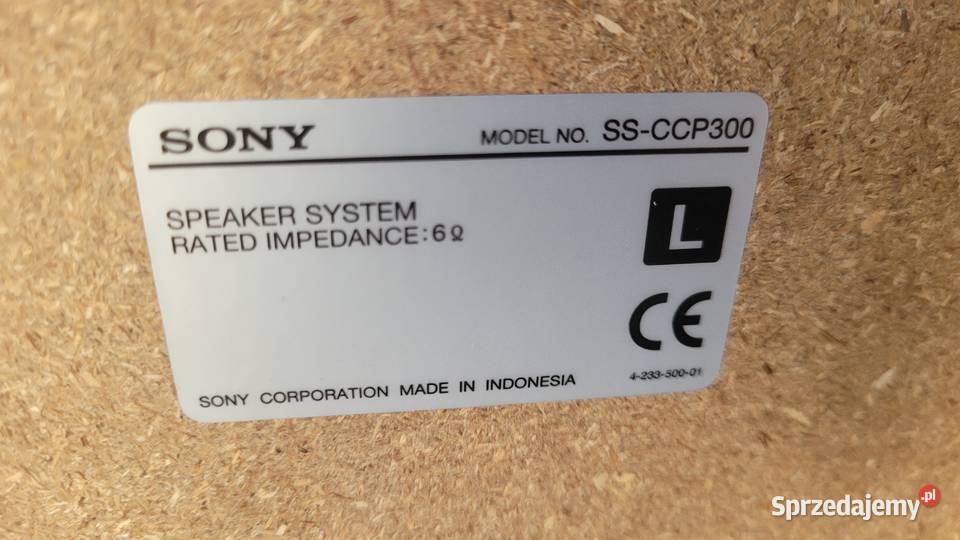 Kolumny SONY SSCCP300 100 sprawne głośniki 6 ohm Łódź sprzedam