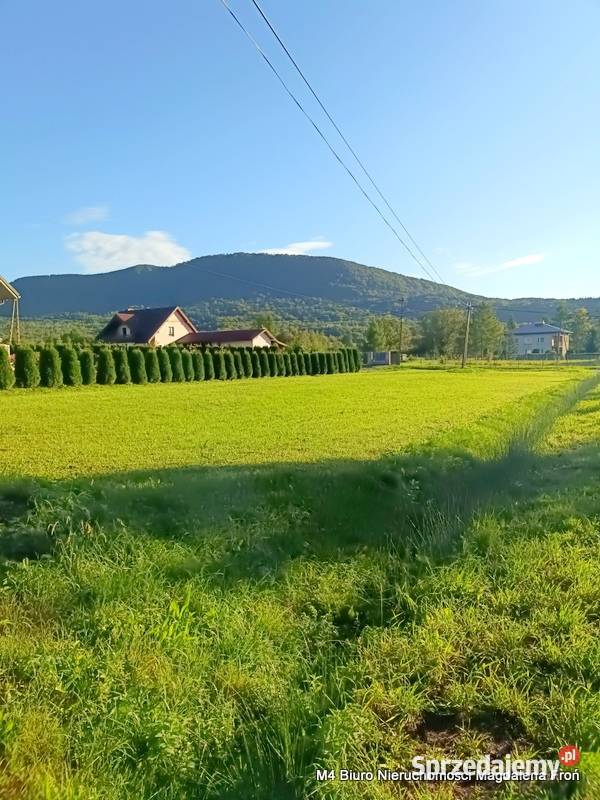 Widokowa działka Beskid Niski 152m podkarpackie Jasionka sprzedam