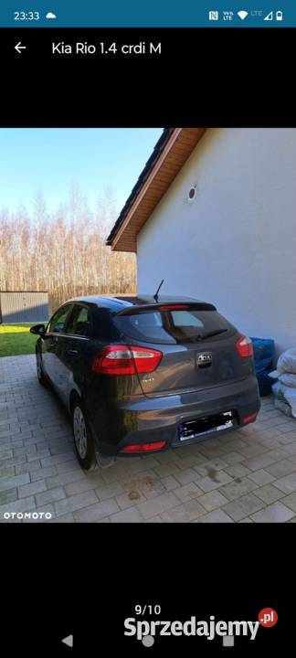 Kia Rio 2015 1400cm3 Komorowo sprzedam