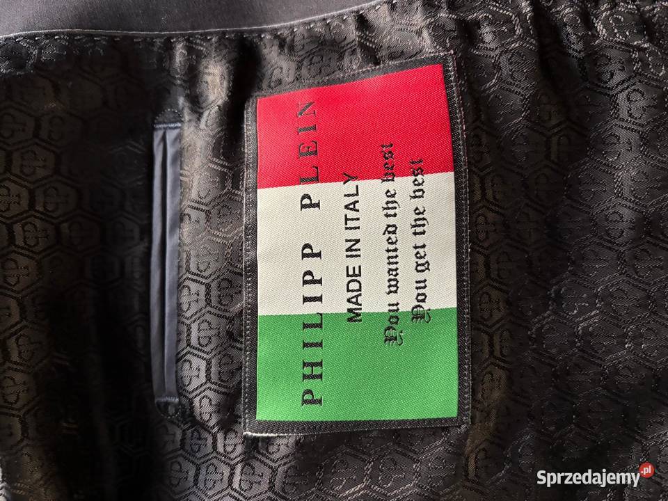 Garnitut Philipp Plein 52 wełniany zachodniopomorskie Koszalin