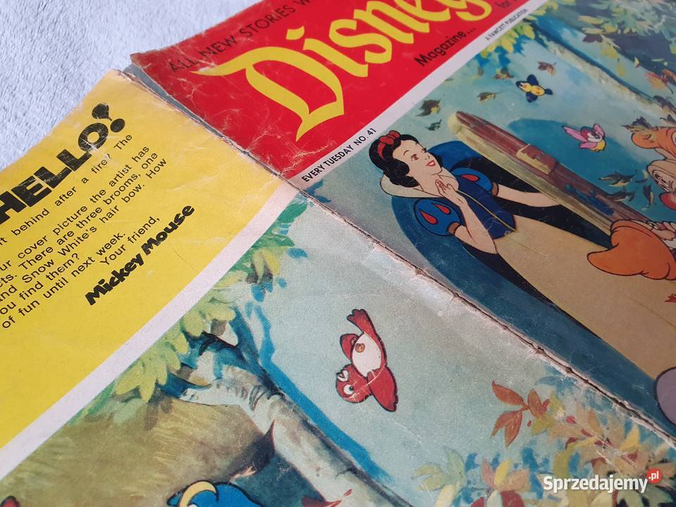 Disneyland komiks z 1972 roku w jęz angielskim