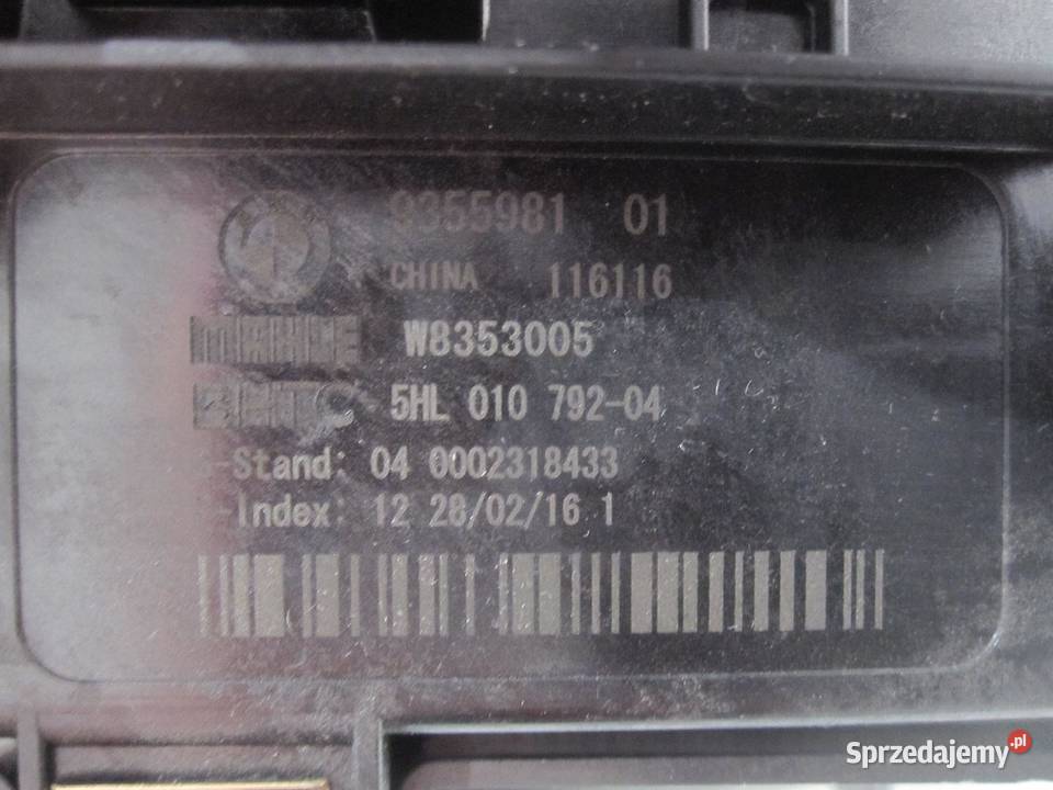 BMW F10 LIFT wentylator nagrzewnica 9159332