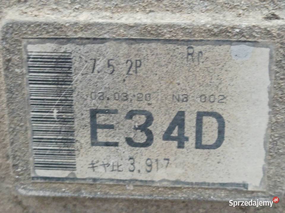 DYFERENCJAŁ 3917 32 D MOST TYŁ Mitsubishi Pajero Rok produkcji 2003