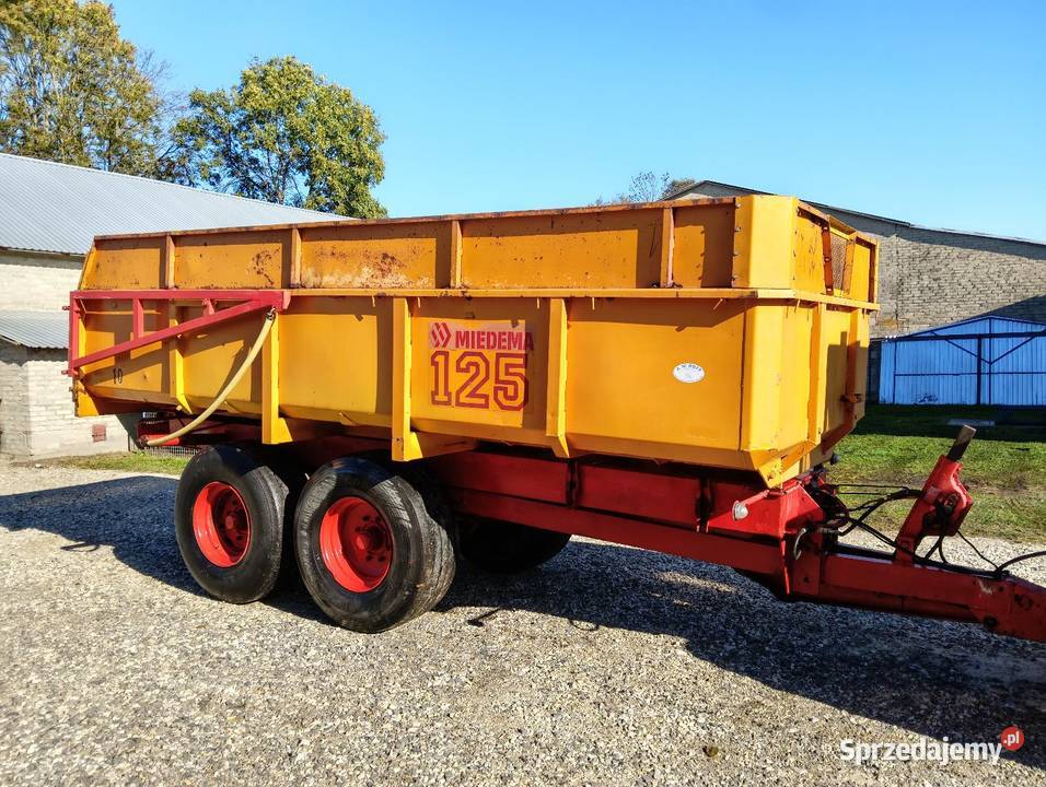 Przyczepa skorupowa 125 tony MIEDEMA Przyczepy rolnicze Liwki Szlacheckie