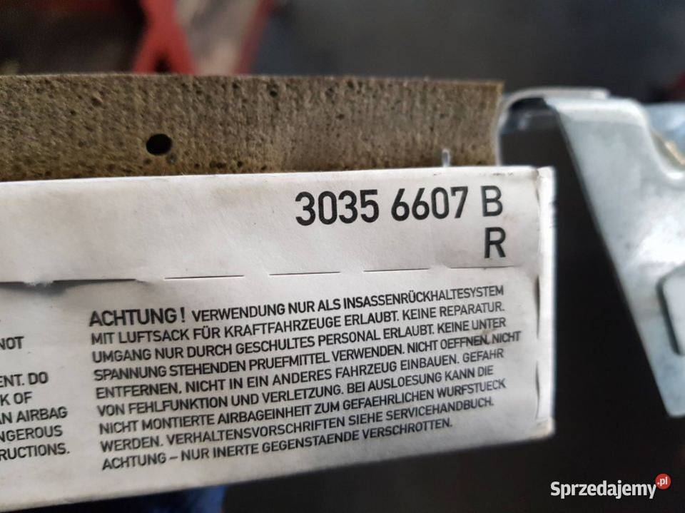 PODUSZKA AIRBAG A218600605 S 320 Lipno